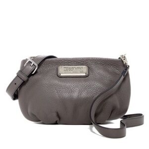 Marc By Marc Jacobs Charcoal Leather Crossbody Bag